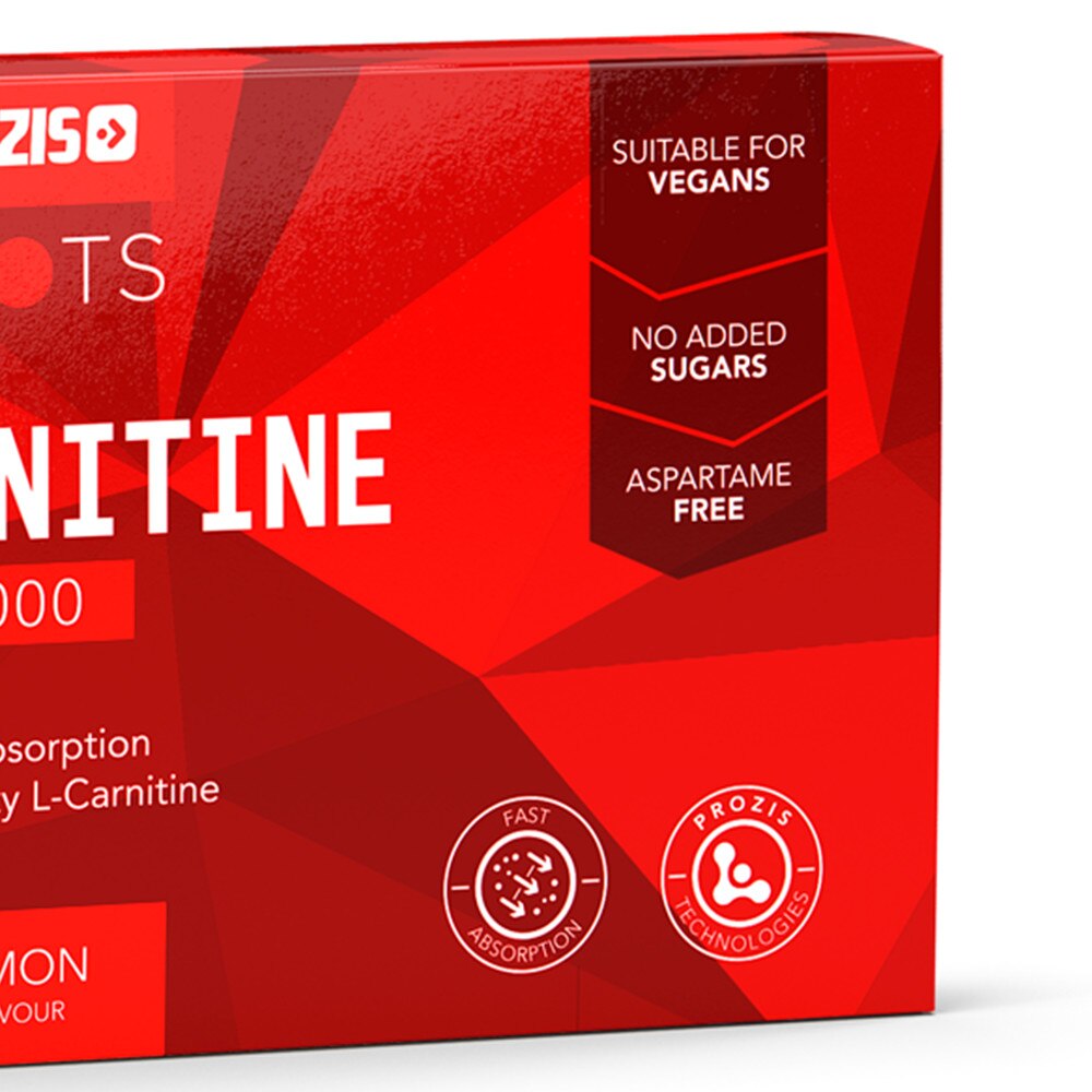 L-Carnitina, Prozis L-Carnitine 2000mg 10 vials