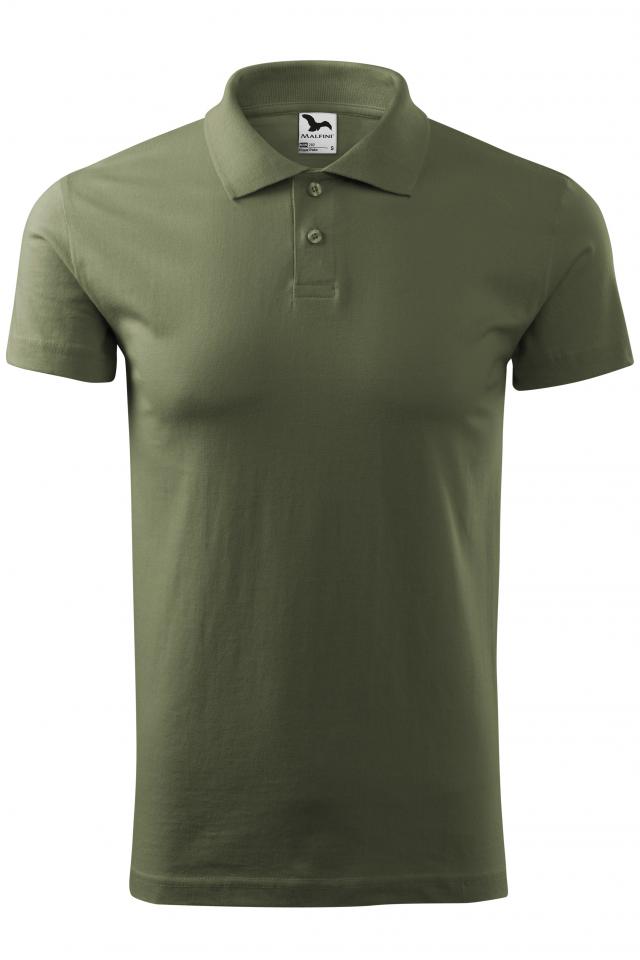 Tricou polo pentru barbati Single J., Khaki