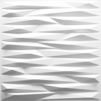 Set 12 placi decorative de perete WallArt, model 3D Valeria, 50 x 50 x 1,75 cm, 3mp, Fibra naturala din plante presate in mulaj, Alb Set 12 placi decorative de perete WallArt, model 3D Valeria, 50 x 50 x 1,75 cm, 3mp, Fibra naturala din plante presate in mulaj, Alb