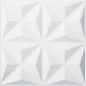 Set 12 placi decorative de perete WallArt, model 3D Cullinans, 50 x 50 x 1,75 cm, 3mp, Fibra naturala din plante presate in mulaj, Alb Set 12 placi decorative de perete WallArt, model 3D Cullinans, 50 x 50 x 1,75 cm, 3mp, Fibra naturala din plante presate in mulaj, Alb