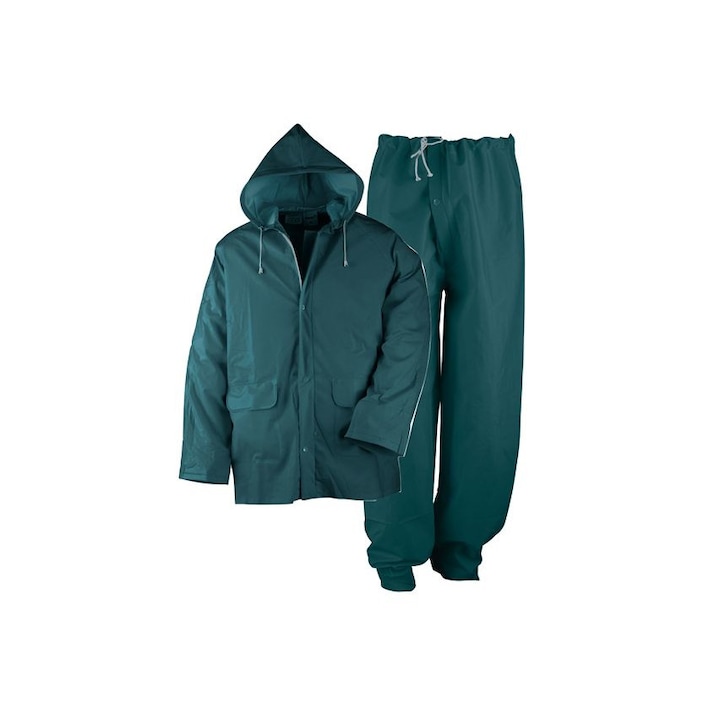 Защитен костюм, водоустойчив Kapriol, зелен, размер XL