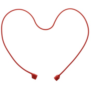 Cablu suport magnetic, anti-pierdere, pentru casti Apple AirPods, din silicon moale, recomandat pentru sport, rosu ciclam Cablu suport magnetic, anti-pierdere, pentru casti Apple AirPods, din silicon moale, recomandat pentru sport, rosu ciclam