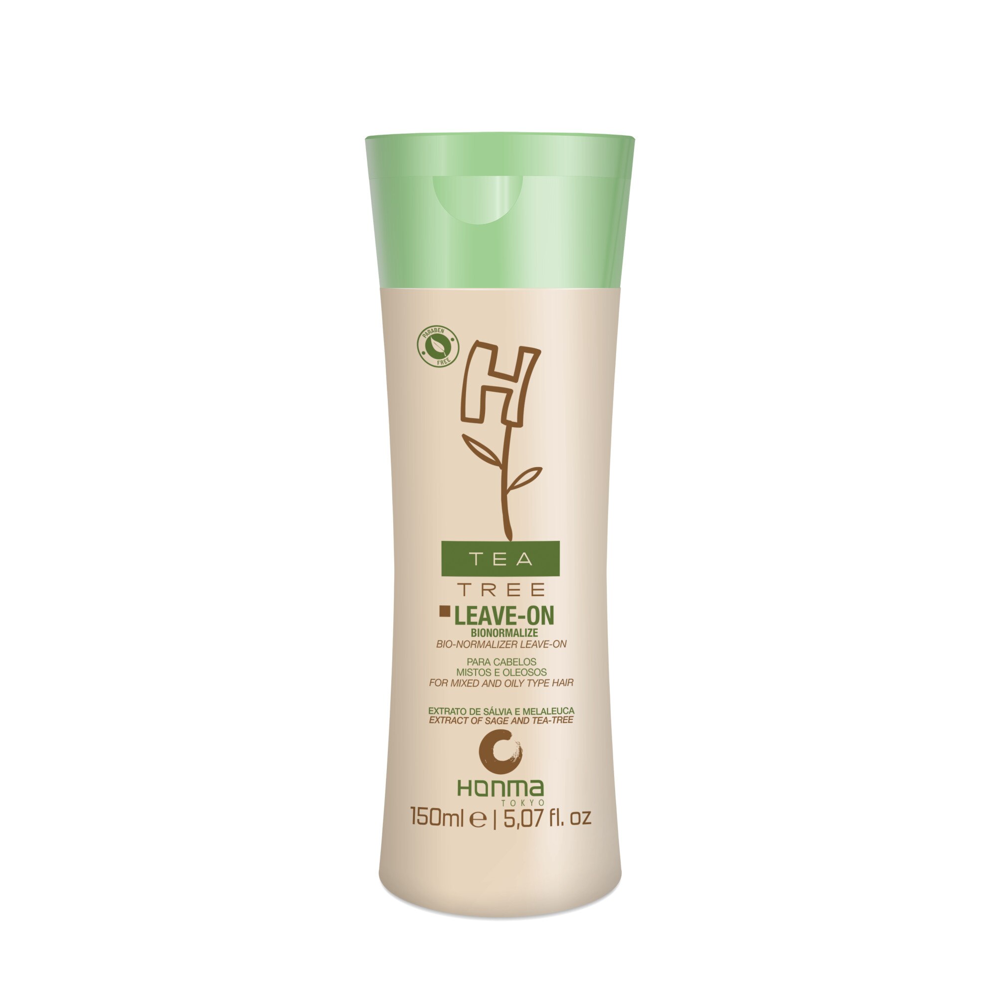 Tratament Leave-in pentru par gras si deteriorat H-Tea Tree 150ml