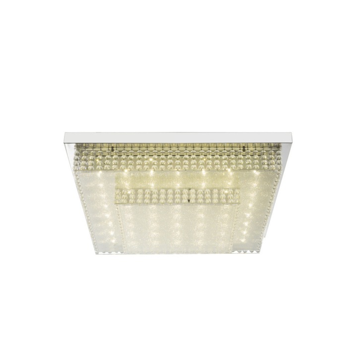 Плафониера Globo CAKE I 48214-24, Кристал, Хром, 1 x 24W