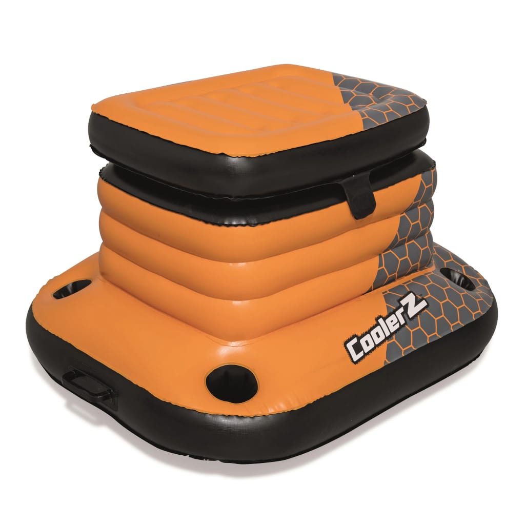 Racitor gonflabil pentru bauturi, Bestway, Vinil, 88 x 77 cm Portocaliu