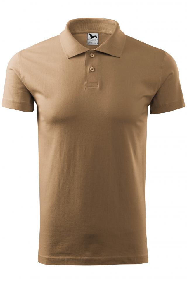 Tricou polo pentru barbati Single J., Nisip