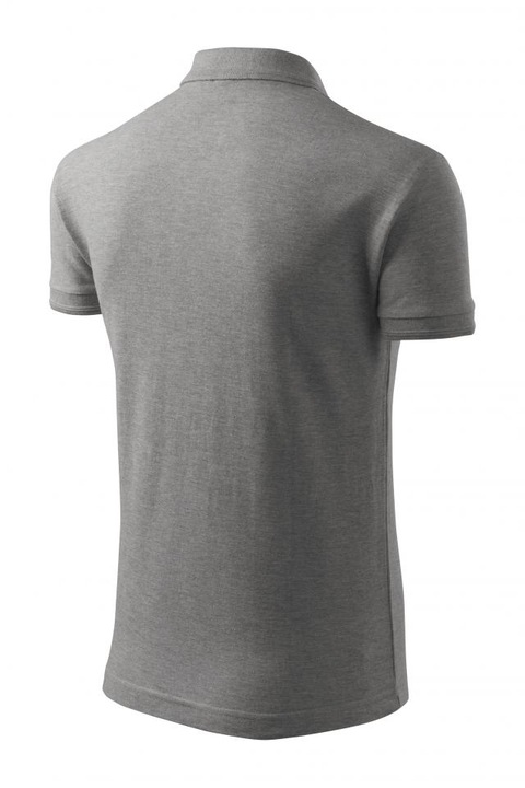 Malfini Pique férfi póló, 2 XL méretű, sötétszürke