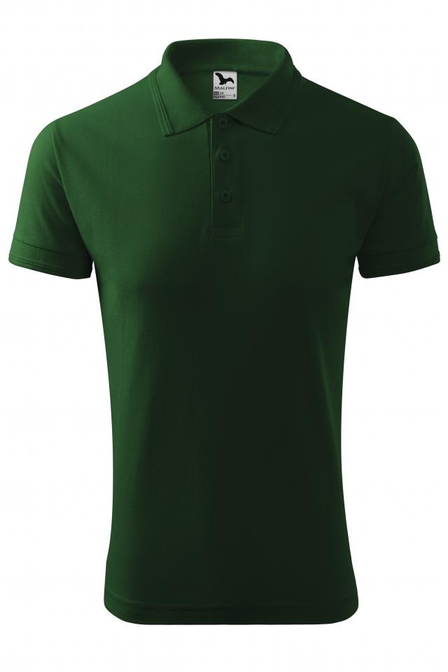 Tricou polo pentru barbati Pique Polo, Verde sticla