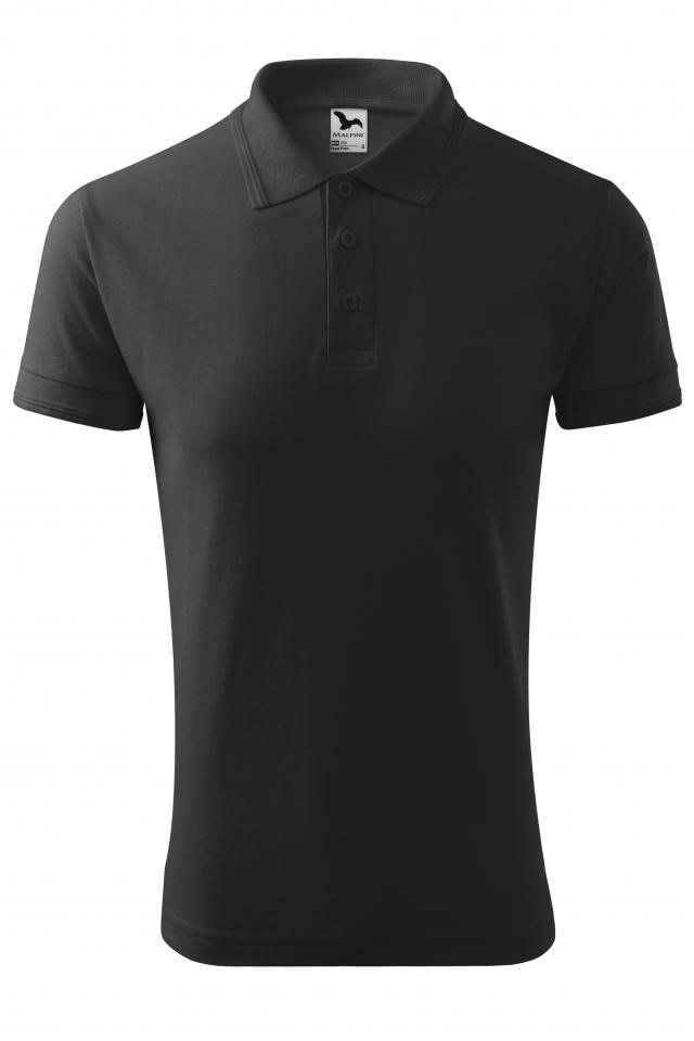 Tricou polo pentru barbati Pique Polo, Antracit melange