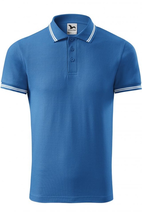 Tricou polo pentru barbati Urban, albastru azuriu, marime M