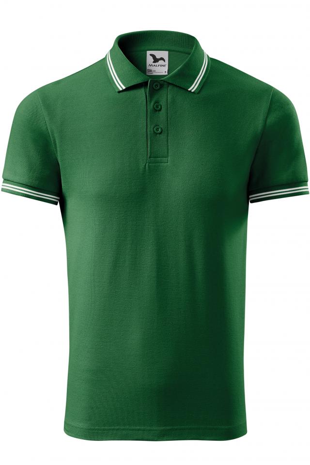 Tricou polo pentru barbati Urban, Verde sticla