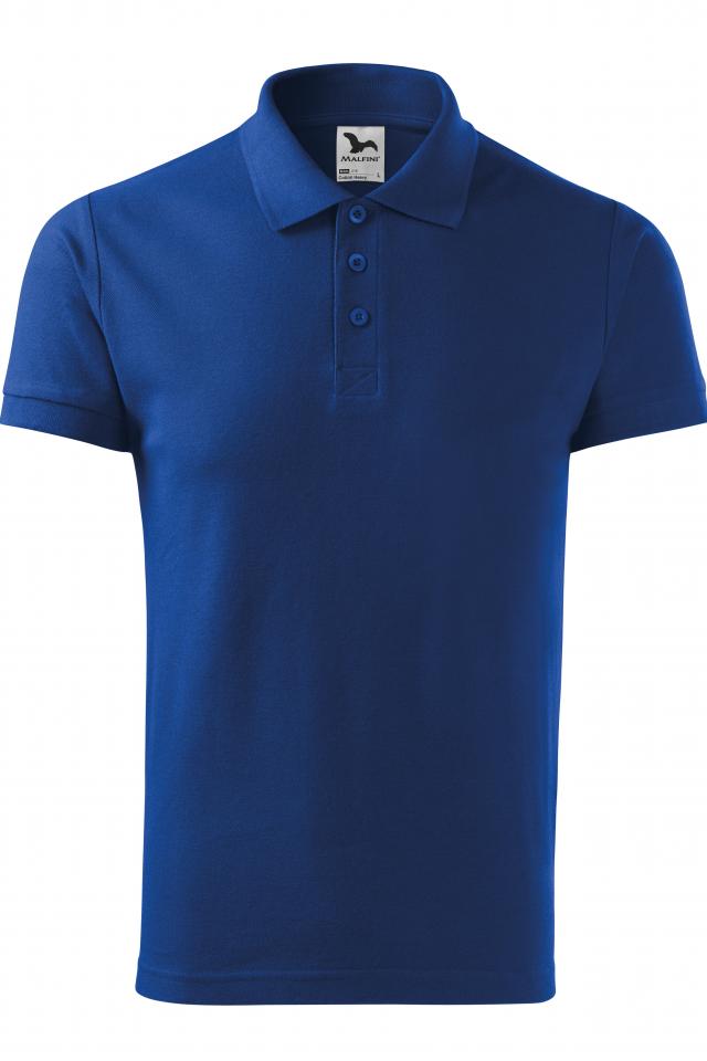 Tricou polo pentru barbati Cotton Heavy, Albastru regal