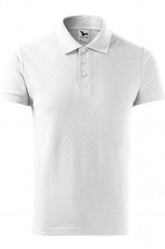 Tricou polo pentru barbati Cotton Heavy, Alb Tricou polo pentru barbati Cotton Heavy, Alb