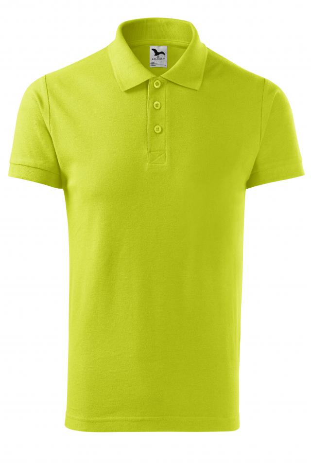 Tricou polo pentru barbati Cotton, Lime