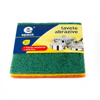 Lavete Abrazive, Epack Lavete Fibra Abraziva, 3 buc/set Lavete Abrazive, Epack Lavete Fibra Abraziva, 3 buc/set