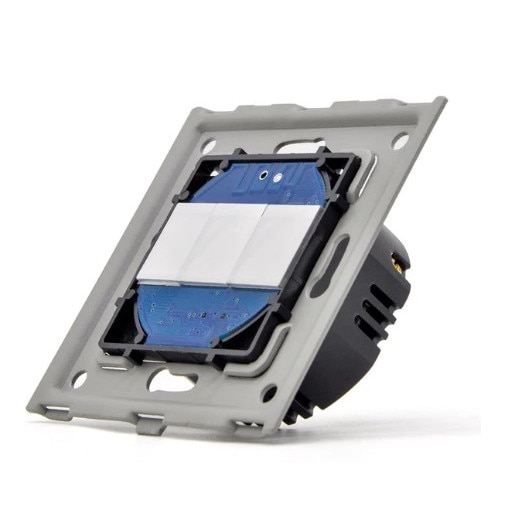 Modul intrerupator triplu WiFi+RF cu touch compatibil Google Home si Alexa