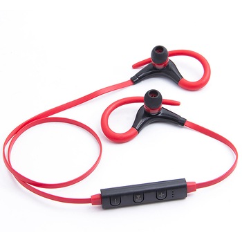 Casti Bluetooth sport, compatibilitate universala, telefon, tableta, laptop, Rosu, BBL875 Casti Bluetooth sport, compatibilitate universala, telefon, tableta, laptop, Rosu, BBL875