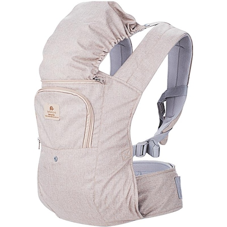 Marsupiu ergonomic Baoneo, Bebenuvo , BEJ, 3-15 kg, Bumbac