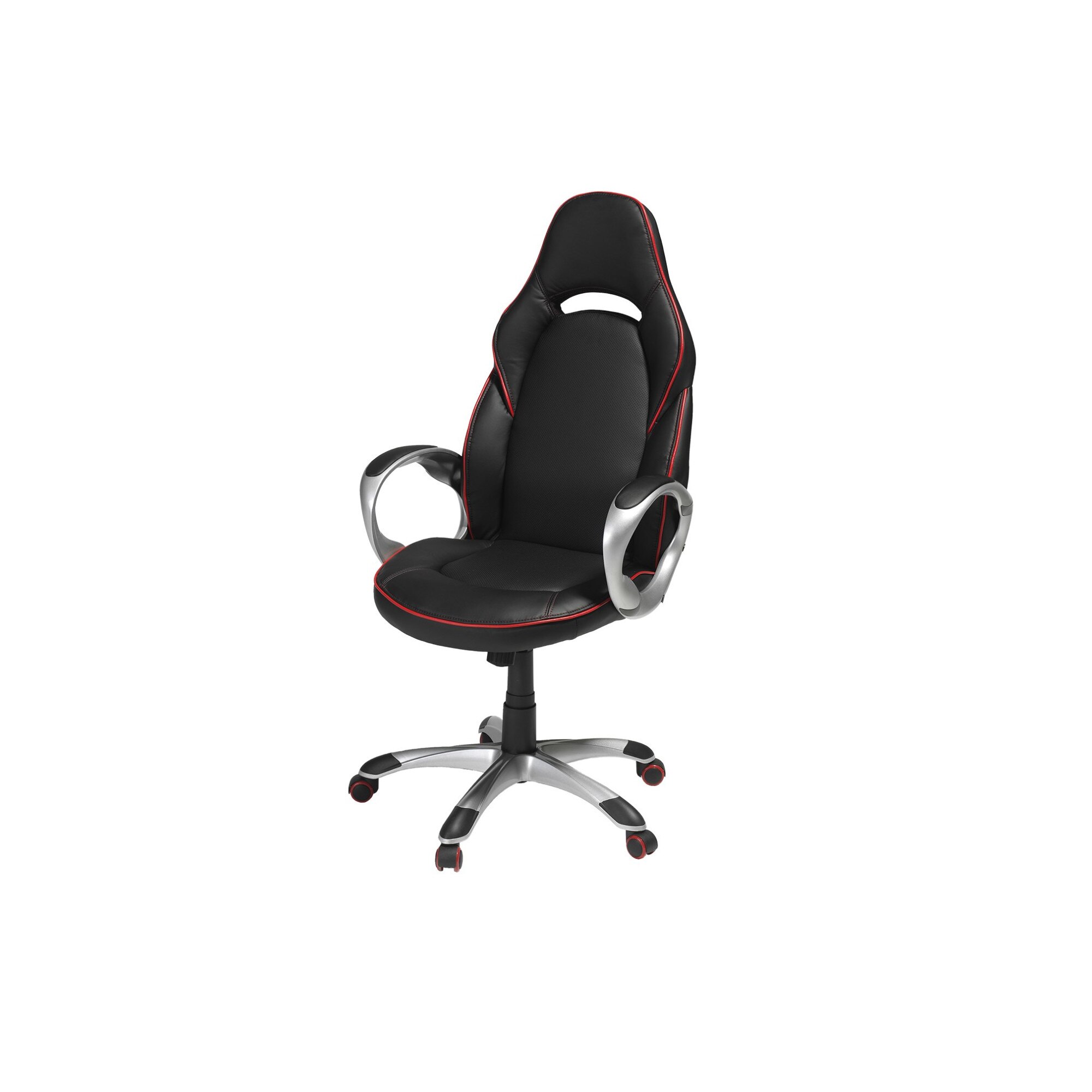 Scaun de birou Speedy 1 , Armatura, negru / rosu; 70x66x126-136 cm