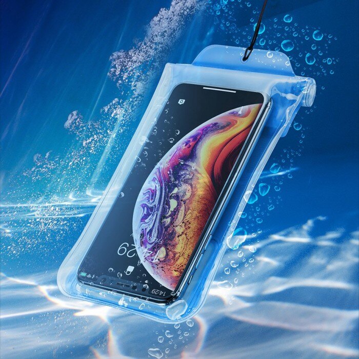 Husa Baseus, Safe Airbag Waterproof, Universal, Roz