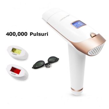 Epilator cu laser Lescolton IPL 400 000 pulsuri, afisaj LCD cu functie de intinerire, filtro UV Epilator cu laser Lescolton IPL 400 000 pulsuri, afisaj LCD cu functie de intinerire, filtro UV