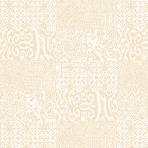 Tapet modern Verde II VD219146 0.53m X 10m Crem/Argintiu