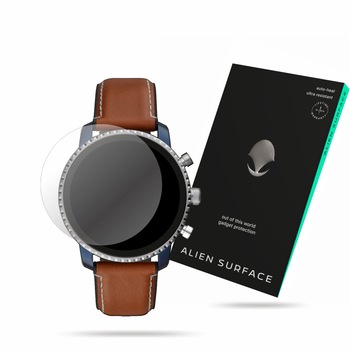 Folie Alien Surface, Fossil Smartwatch Q Explorist Gen 4 FTW4016, protectie ecran 1+2 Rezerve Folie Alien Surface, Fossil Smartwatch Q Explorist Gen 4 FTW4016, protectie ecran 1+2 Rezerve