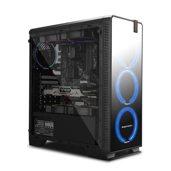 Carcasa Segotep Halo 7 Plus neagra Carcasa Segotep Halo 7 Plus neagra