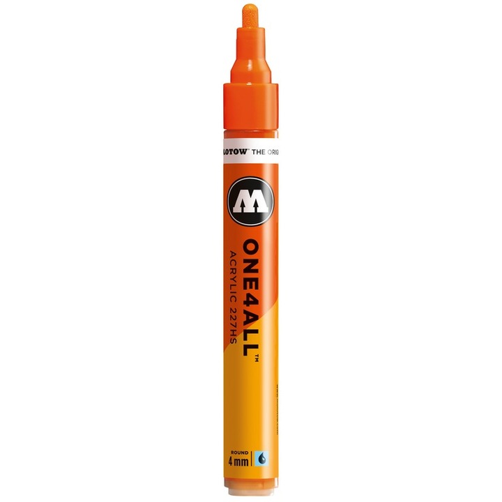 Marker acrilic Molotow One4All 227HS 4mm dare orange
