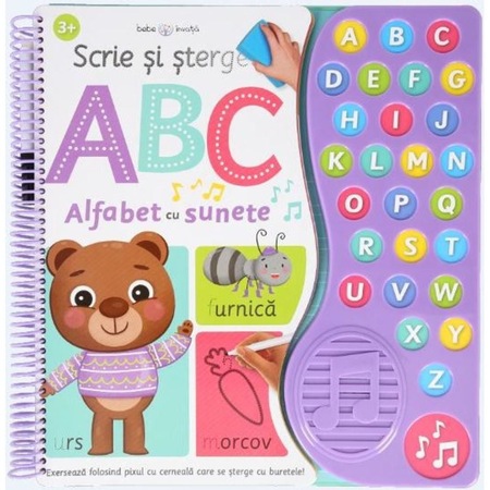 Scrie Si Sterge Abc Alfabet Cu Sunete Emag Ro