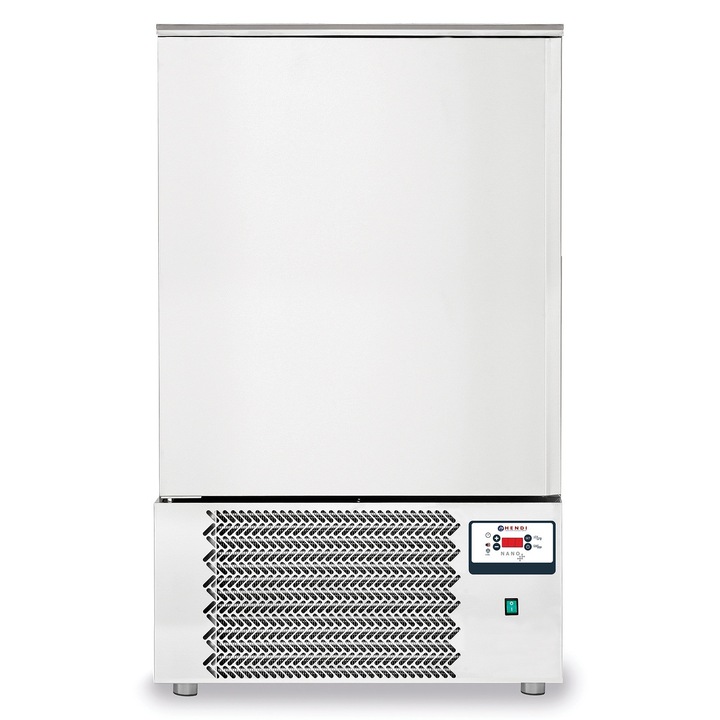 Congelator profesional 15 GN 1/1 Hendi cu 1 usi 15x GN 1/1 sau 15x tavi 600x400 mm otel inoxidabil +3 /- 18°C 1820 W 750x740x(H)1850 mm