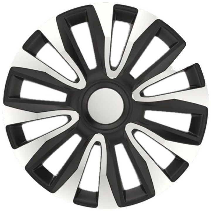 Dísztárcsa 16" Avalone Silver & Black (A16306)