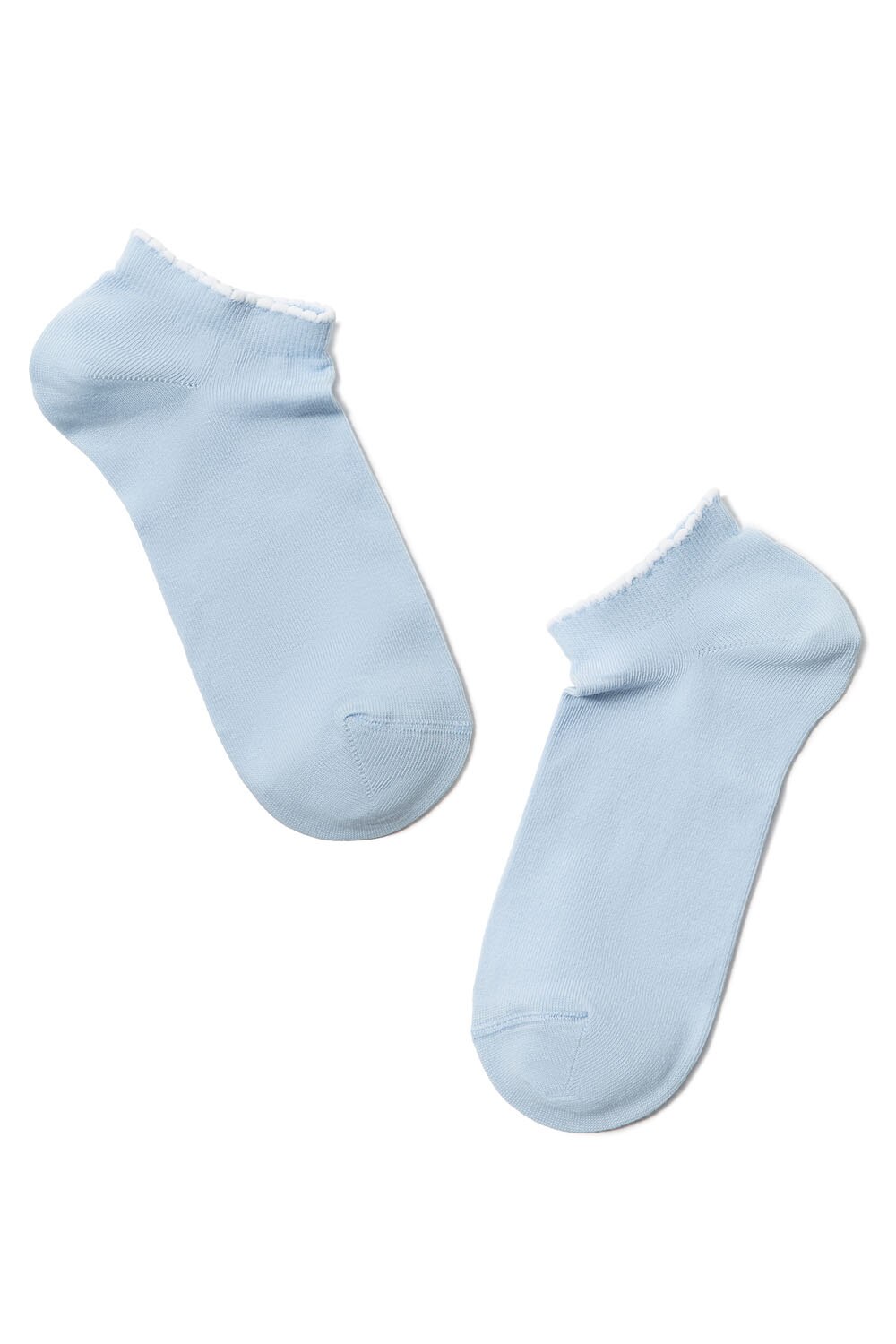 Sosete de bumbac scurte cu picot, Conte Elegant ACTIVE 041, Bleu