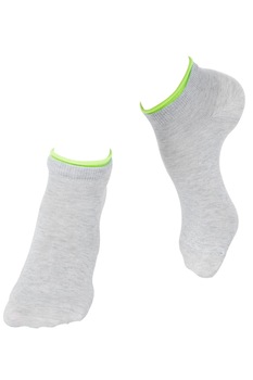 Sosete de bumbac scurte cu banda decorativa, Conte Elegant ACTIVE 035, Gri deschis Sosete de bumbac scurte cu banda decorativa, Conte Elegant ACTIVE 035, Gri deschis
