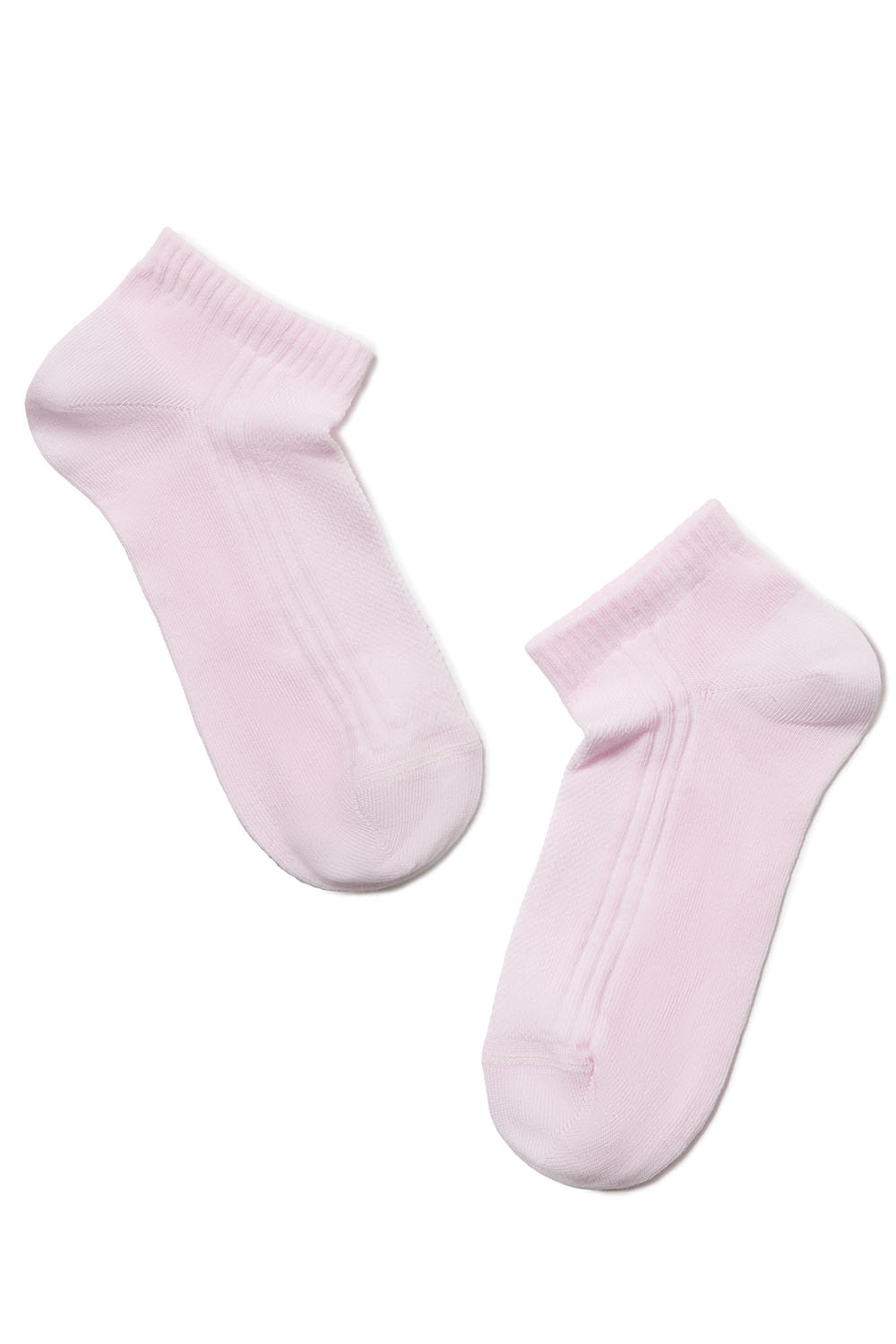 Sosete scurte dama bumbac, Conte Elegant CLASSIC 016, Roz deschis