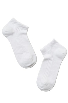 Sosete scurte dama bumbac, Conte Elegant CLASSIC 016, Alb Sosete scurte dama bumbac, Conte Elegant CLASSIC 016, Alb