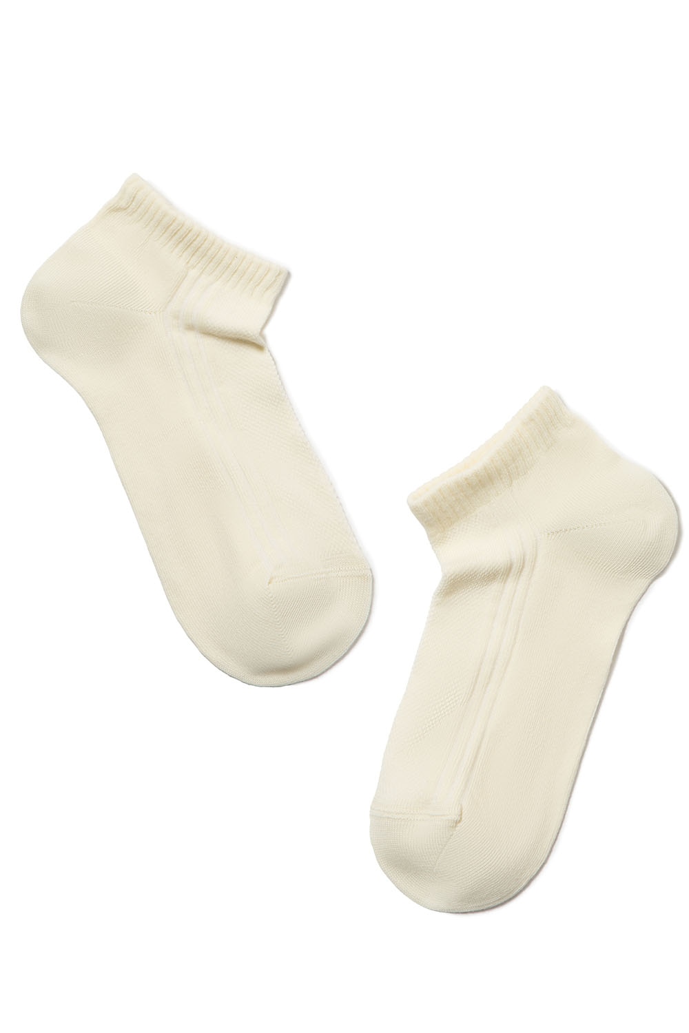 Sosete scurte dama bumbac, Conte Elegant CLASSIC 016, Crem