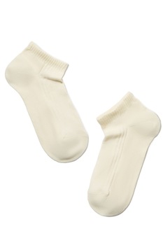 Sosete scurte dama bumbac, Conte Elegant CLASSIC 016, Crem Sosete scurte dama bumbac, Conte Elegant CLASSIC 016, Crem