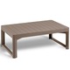 Masa de gradina "Lyon" Keter, cappuccino, 116 x 71,5 x 40-66 cm
