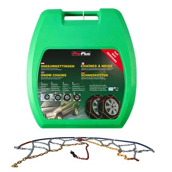 Set de 2 lanturi antiderapante pentru zapada, ProPlus, Otel, KB45, 16 mm Set de 2 lanturi antiderapante pentru zapada, ProPlus, Otel, KB45, 16 mm
