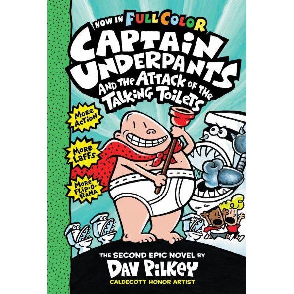 Captain Underpants and the Attack of the Talking Toilets de Dav Pilkey