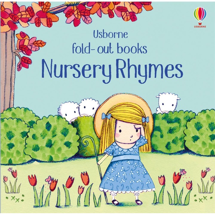 Carte "Nursery rhymes", tip acordeon, nastere+, Usborne