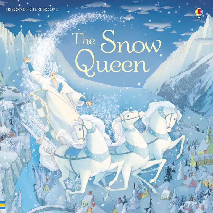 Carte "The Snow Queen", cu pagini cartonate, 3 ani+, Usborne