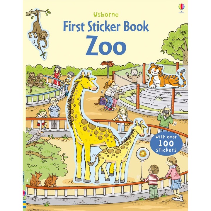 Carte de activitati "Zoo", 3 ani+, Usborne