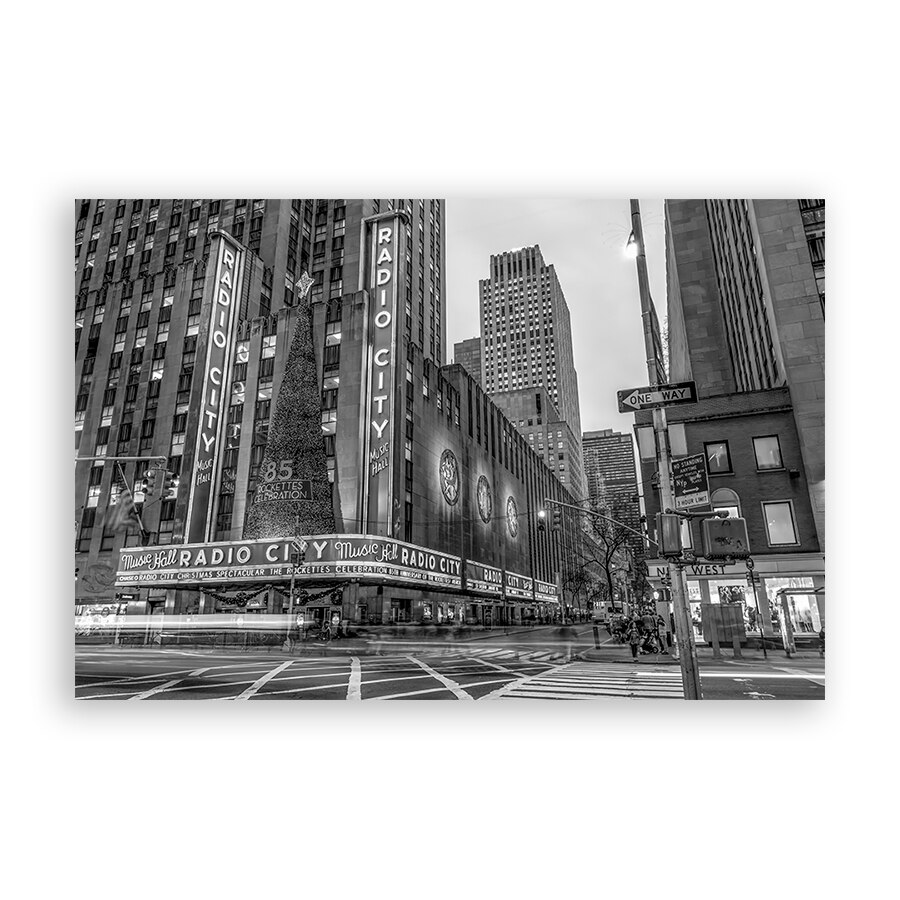 Tablou Canvas - New York, Strada, Monochrom, 80 x 120 cm