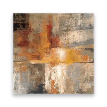 Tablou Canvas - Abstract, Galben-Auriu, 80 x 80 cm Tablou Canvas - Abstract, Galben-Auriu, 80 x 80 cm