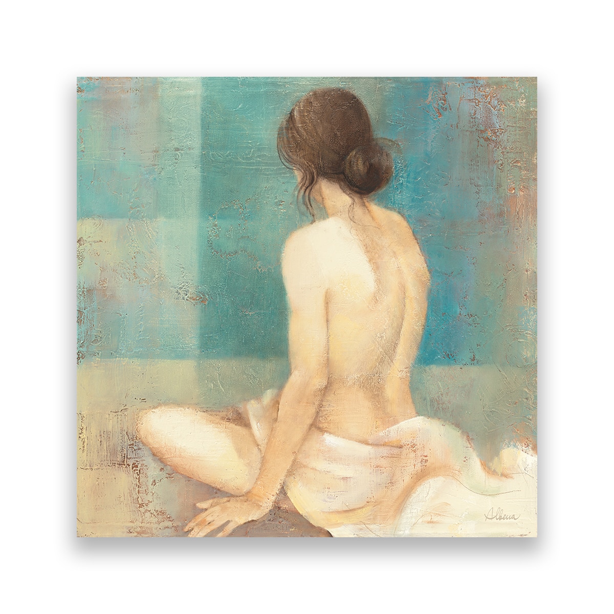 Tablou Canvas - Femeie, Vintage, 80 x 80 cm
