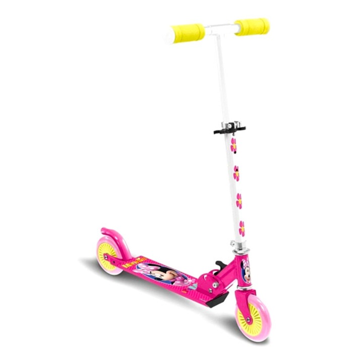 Minnie Egér: összecsukható roller - rózsaszín-fehér