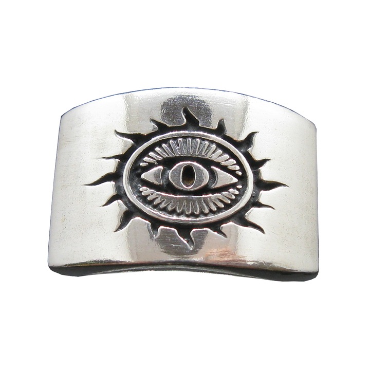 Мъжки сребърен пръстен Empress Окото на Ра и слънце R002018, проба 925