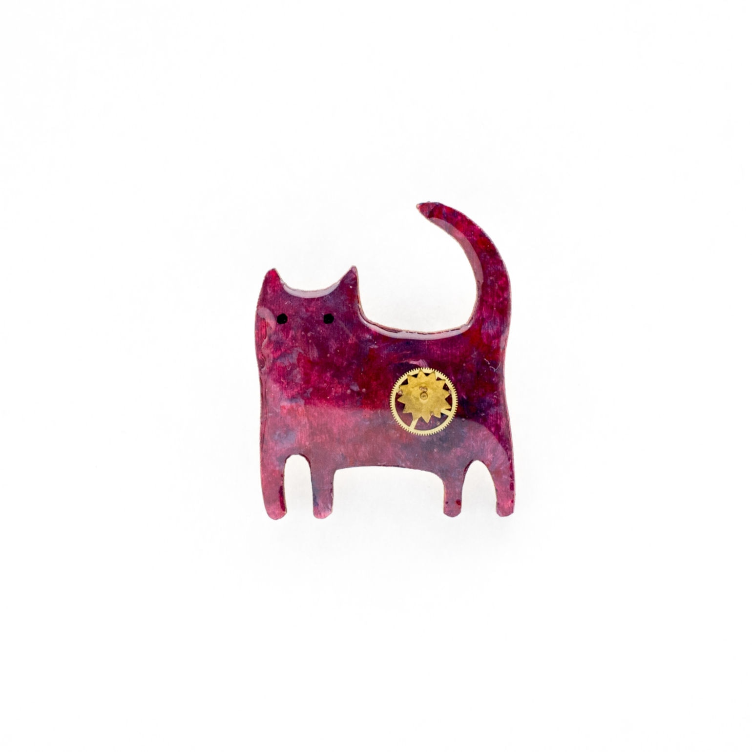 Brosa Lemn Pisica Visinie 280, 40mm, Multicolor